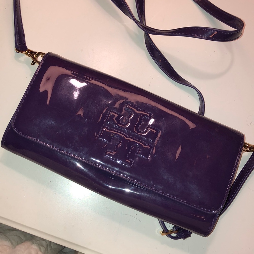 Tori Burch Purple Crossbody
